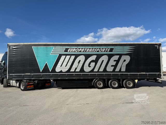 Pojazd użytkowy Kögel 3Achs MEGA Liftachse Palkasten TÜV09 26 Hubdach