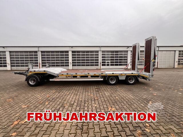 Lavtloader trailer Möslein T 3-6,60 VB 2t  3 Achs Tieflader, Luftgefedert