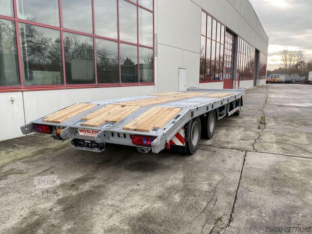 Lavtloader trailer Möslein T 3-P9,2 OR  3 Achs Tieflader gerader Ladefläche 9 m, Neufahrzeug