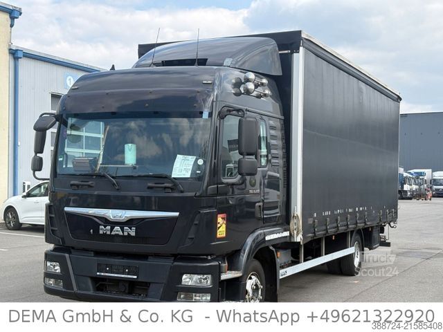 Curtain sider van MAN TGL8.220*E6a*AHK*Edscha*Klima*TÜV*Navi*2 Liege*