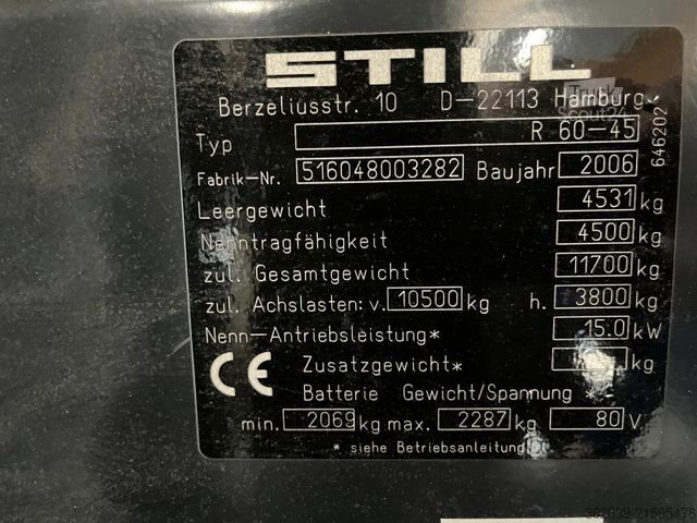 Priekinis krautuvas STILL R60-45