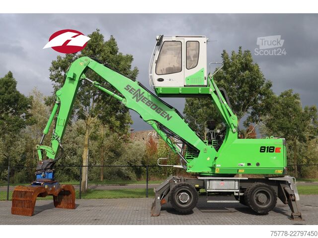 Mașină agricolă pentru transport și manipulare Sennebogen 818 ME  | SORTING GRAB | BLADE + OUTRIGGERS