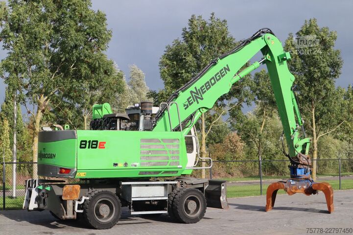 Mașină agricolă pentru transport și manipulare Sennebogen 818 ME  | SORTING GRAB | BLADE + OUTRIGGERS