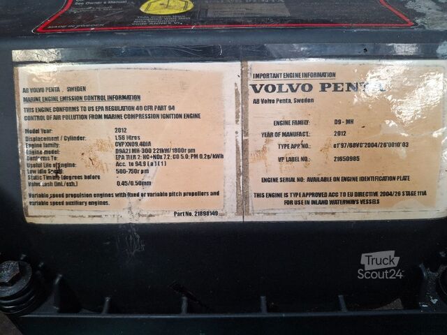 محرك VOLVO PENTA D9A2J MH