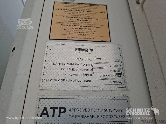 Chladírenský návěs Schmitz Cargobull Tiefkühler Multitemp Doppelstock Trennwand
