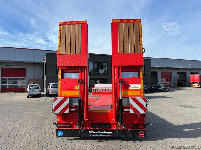Ημιρυμουλκούμενο χαμηλής φόρτωσης KÄSSBOHRER SLH S HS 3/H Tieflader Zwangslenkung hydr. Bett
