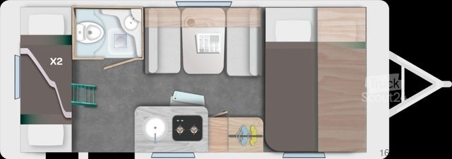 Caravan STERCKEMAN Easy 490PE*MJ26*Dusche*Safety*Cosy*Umluftheizung