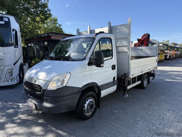 Fourgon pick-up Iveco Daily 65C15 Kran Fassi F50
