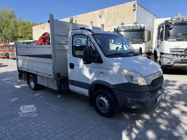 Fourgon pick-up Iveco Daily 65C15 Kran Fassi F50