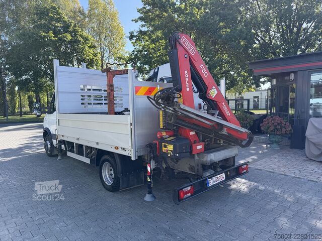 Fourgon pick-up Iveco Daily 65C15 Kran Fassi F50