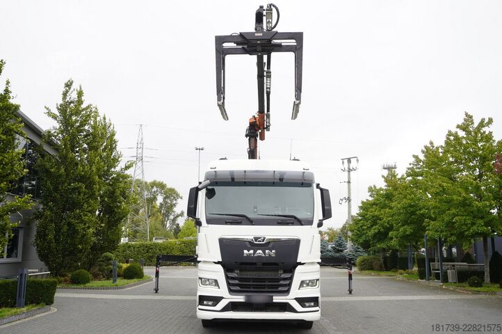 Бортовий із краном MAN TGX 26.470 6x2-4 / 30 tho. km!!! / Atlas