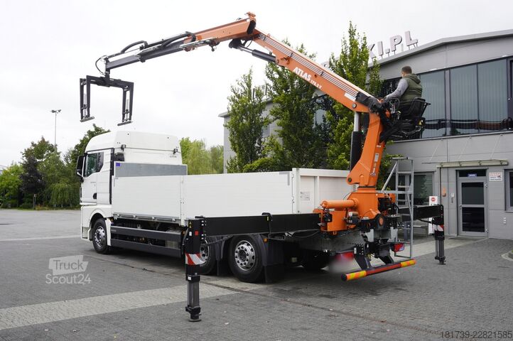 Бортовий із краном MAN TGX 26.470 6x2-4 / 30 tho. km!!! / Atlas