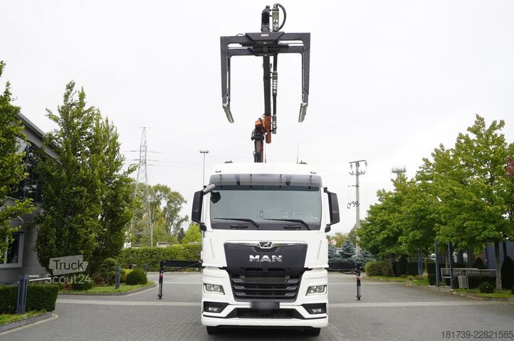 Бортовий із краном MAN TGX 26.470 6x2-4 / 30 tho. km!!! / Atlas