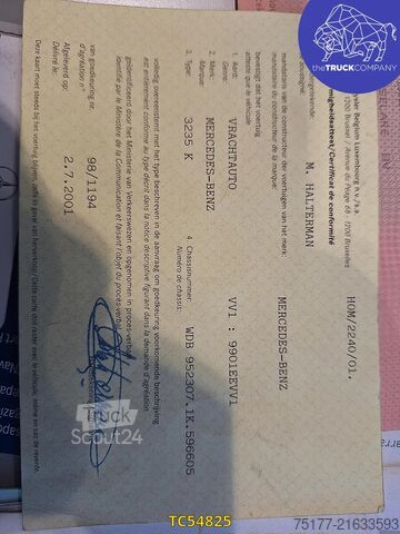 Container transportation Mercedes-Benz Actros 3235