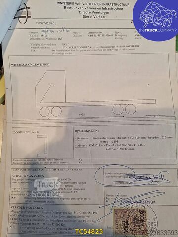 Container transportation Mercedes-Benz Actros 3235