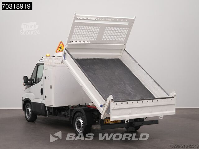 Platforma za učitavanje Iveco Daily 35S14 Automaat Open Laadbak met Kist 3.5t...