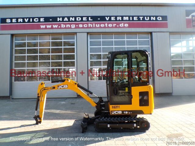 Mini excavator JCB 19C-1 NEU Bj'25