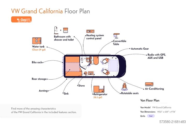 Campingvogn/autocamper Volkswagen California Coast 2.0 TDI | 2022 | EURO 6| Professional Seller