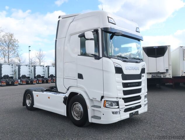 Standardni vlačilec Scania S 500 Super 4x2 NA Standklima LED Retarder