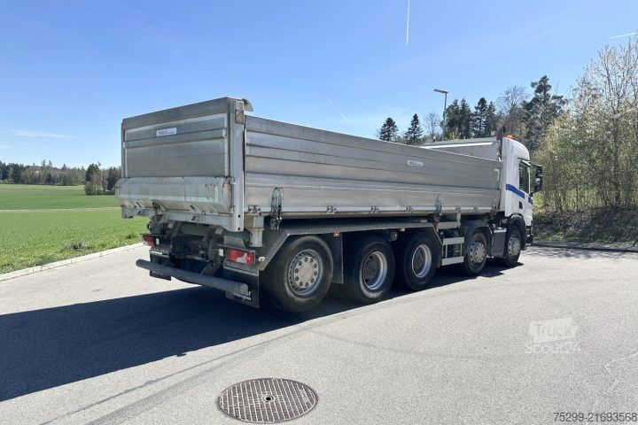 Tristrani prekucnik Scania P 500 10x4 3-SK Trösch / Swiss-Vehicle