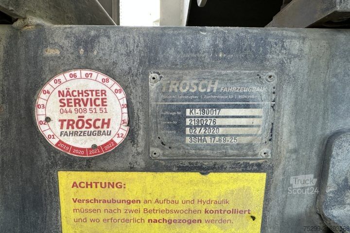 Tristrani prekucnik Scania P 500 10x4 3-SK Trösch / Swiss-Vehicle