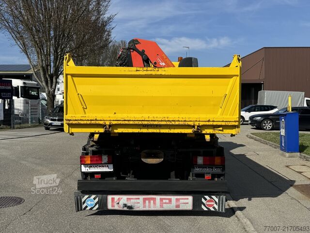 Camion benne avec grue Mercedes-Benz Actros 1848K 3-S-Kipper Kran PK 20002 Fu