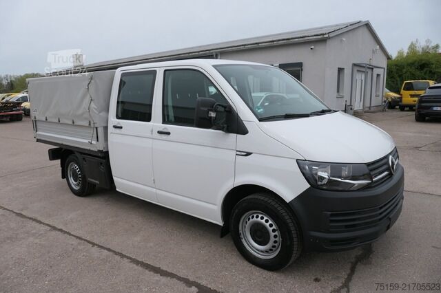 Transportador con plataforma y toldo Volkswagen T6 Transporter 2.0 TDI DoKa 4Motion Klima AHK Standheizung