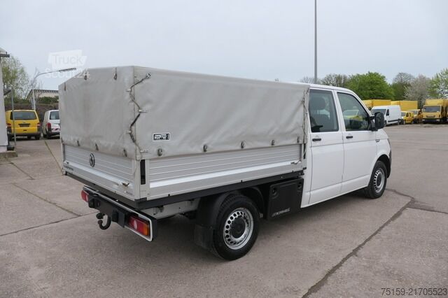 Transportador con plataforma y toldo Volkswagen T6 Transporter 2.0 TDI DoKa 4Motion Klima AHK Standheizung