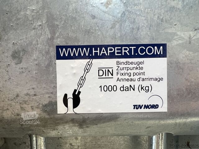 Maschinentransporter und Baggeranhänger HAPERT Indigo LF-2 Maschinentransporter