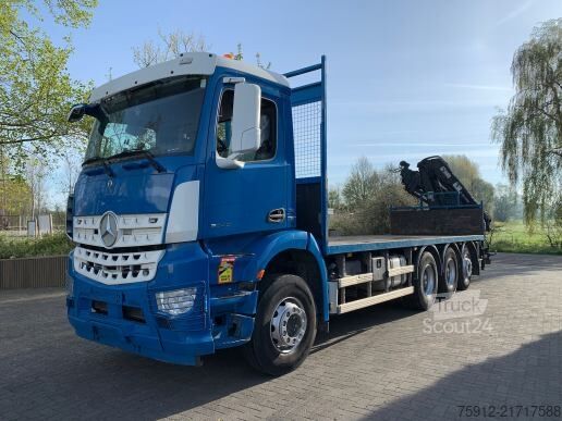 Tovornjak z žerjavom Mercedes-Benz AROCS 3240 8X4 - TRIDEM HIAB XS 166-E5 HIPRO CR...