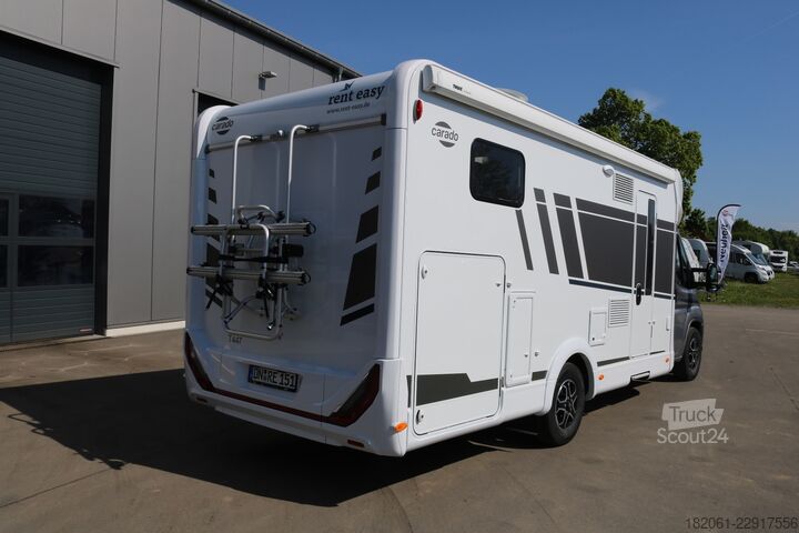 Autocaravana semi-integrada Carado T 447 AT8G+TV+Thule+DoppelRFK+Hubbett