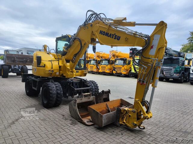 Escavadora de rodas Komatsu PW 98 MR-10