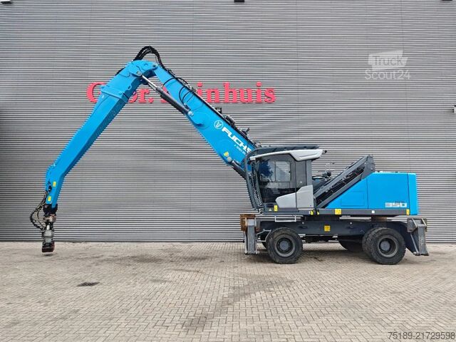 Materiālu apstrādes mašīna Fuchs MHL 350 S5 FQC Oil Quick Coupler