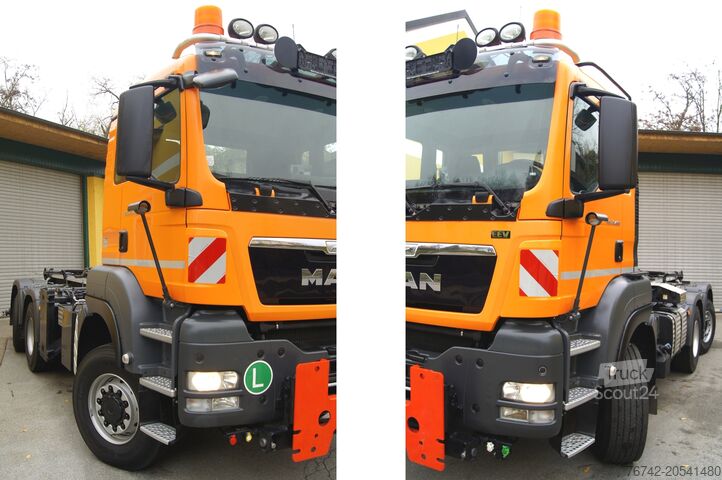 Ciężarówka wywrotka MAN TGS 28.400 BL 6x4-4 /TÜV/PALIFT/Winterdienst/Streuer/Pflüge