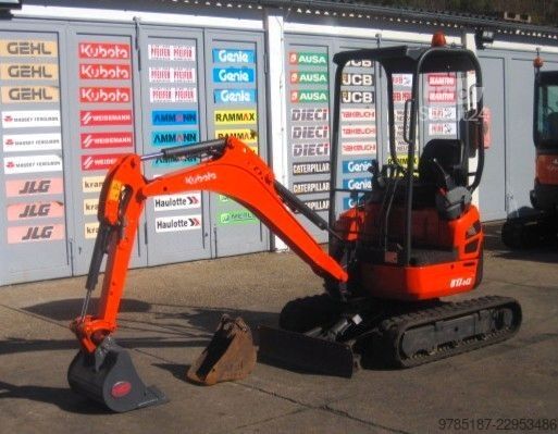 Мини-экскаватор KUBOTA U17-3a * 2x Löffel * * Verstellfahrwerk *