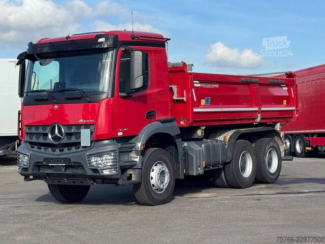 Driezijdige kipper MERCEDES-BENZ AROCS 2646 K / ROLLPLANE / BORDMATIC / NAVI