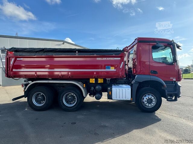 Driezijdige kipper MERCEDES-BENZ AROCS 2646 K / ROLLPLANE / BORDMATIC / NAVI