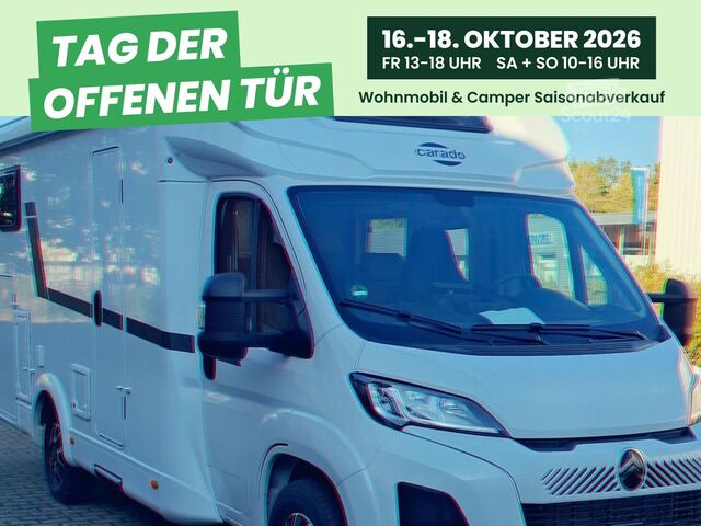 Puoliksi integroitu matkailuauto CARADO T 338s