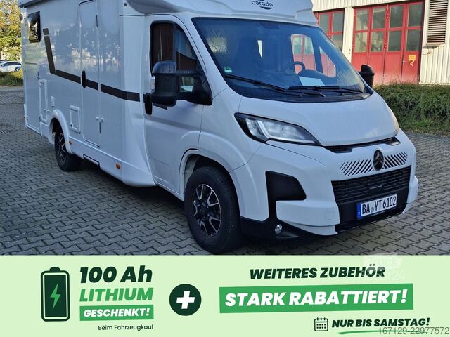 Puoliksi integroitu matkailuauto CARADO T 338s
