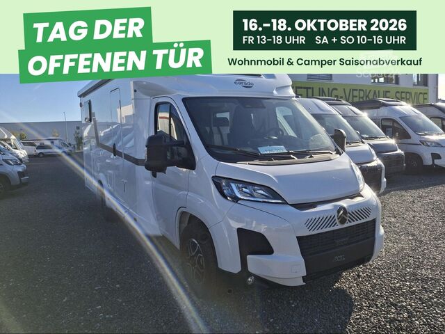 Puoliksi integroitu matkailuauto CARADO T 338S