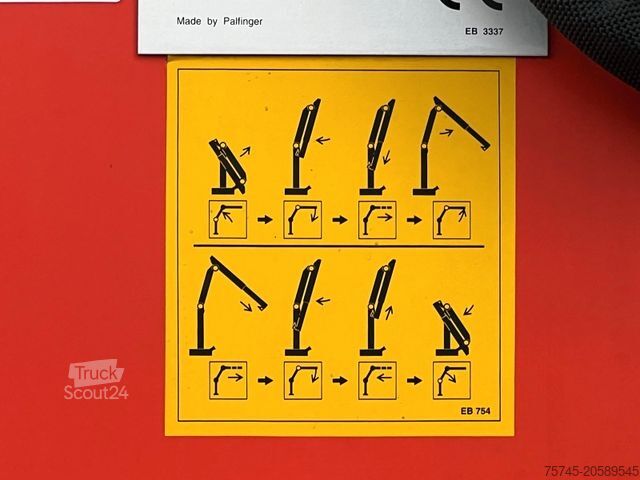 Autolaadkraan IVECO 480 * PALFINGER KRAN * 21 M * FERNBEDIENUNG *