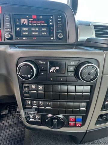 Kampós konténerszállító teherautó MAN 26.470 Abroller 6x2-4/Meiller RS 21.65/Lenkachse