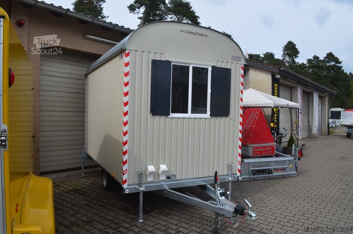 Caravane de chantier Weiro NEU 1350 Kg Bauwagen Schnelläufer