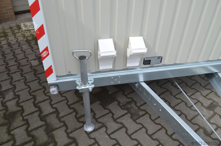 Caravane de chantier Weiro NEU 1350 Kg Bauwagen Schnelläufer