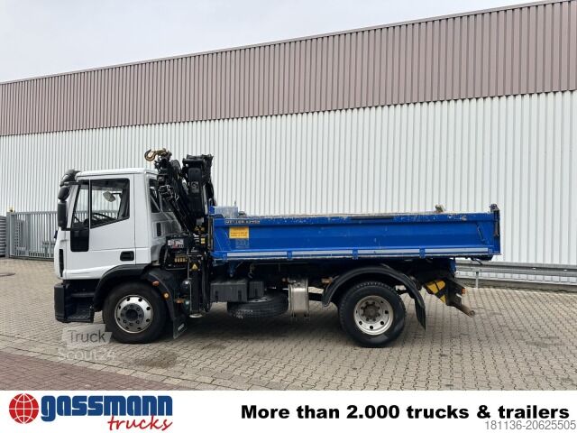 Tovornjak prekucnik Iveco EuroCargo ML140E25K 4x2, EEV, Kran Hiab 077E-4