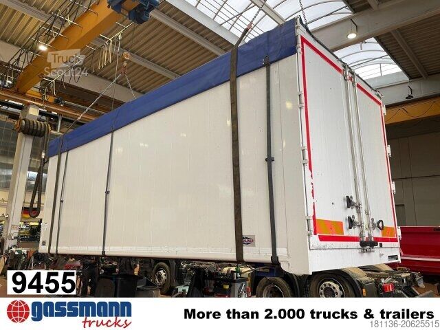 Sandučar kamion Schubbodenaufbau mit Plane ca 29m³, Funk
