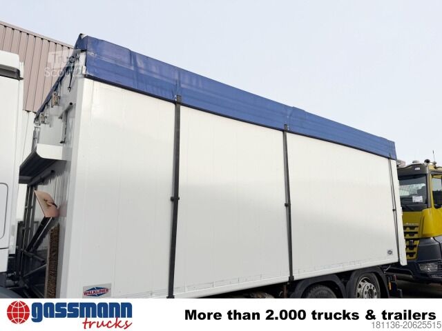 Sandučar kamion Schubbodenaufbau mit Plane ca 29m³, Funk