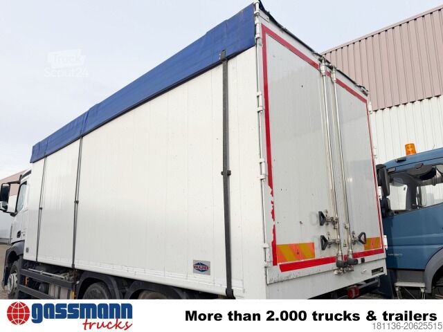 Sandučar kamion Schubbodenaufbau mit Plane ca 29m³, Funk