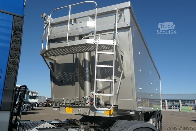 Semirremolque volquete BENALU Agriliner FL 9150, Alu, 52m³, Kombitür, Rüttler