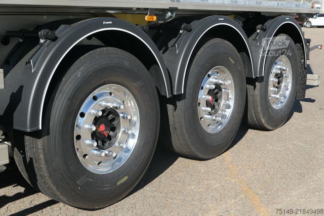Semirremolque volquete BENALU Agriliner FL 9150, Alu, 52m³, Kombitür, Rüttler